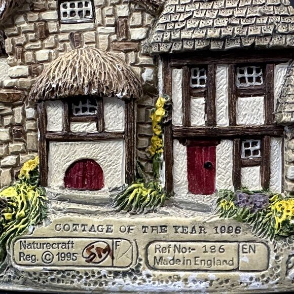 Memory Lane Cottages Peter Tomlins Willow Beck Figure #186 England 1996 VTG - Picture 9 of 13